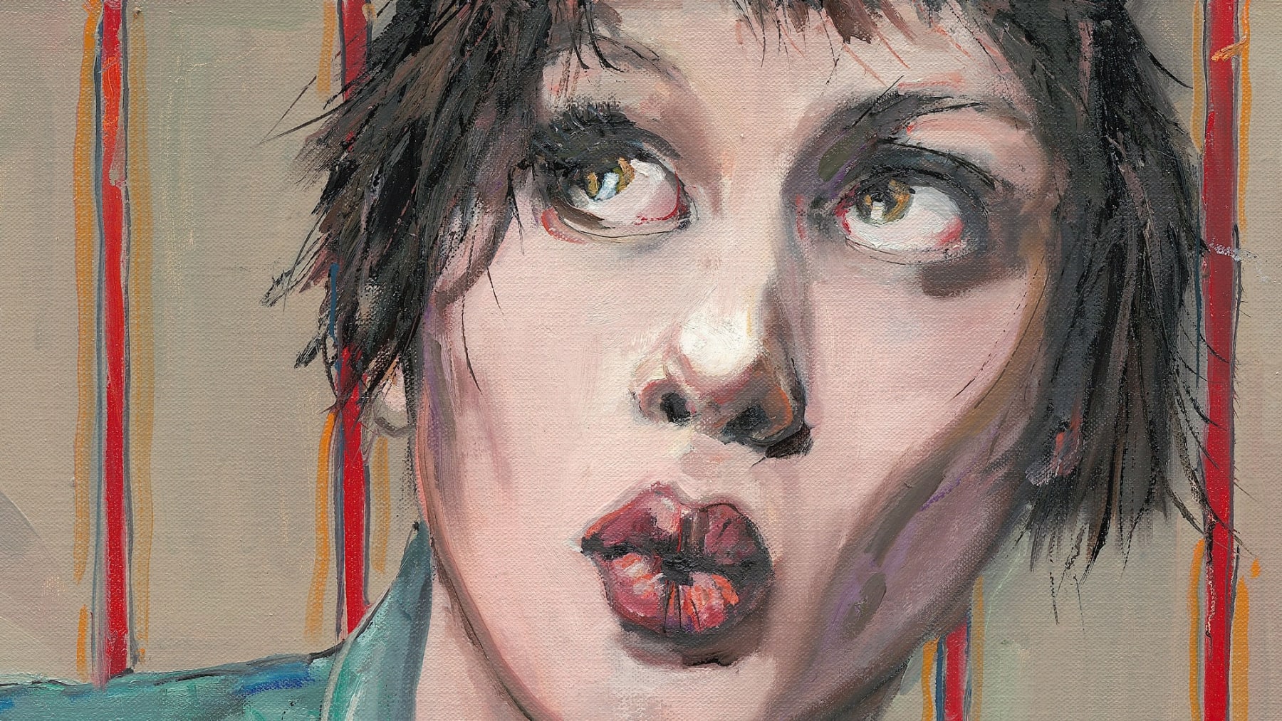 Gerard_Byrne_There_She_Goes_art_gallery_Dublin_painting_detail