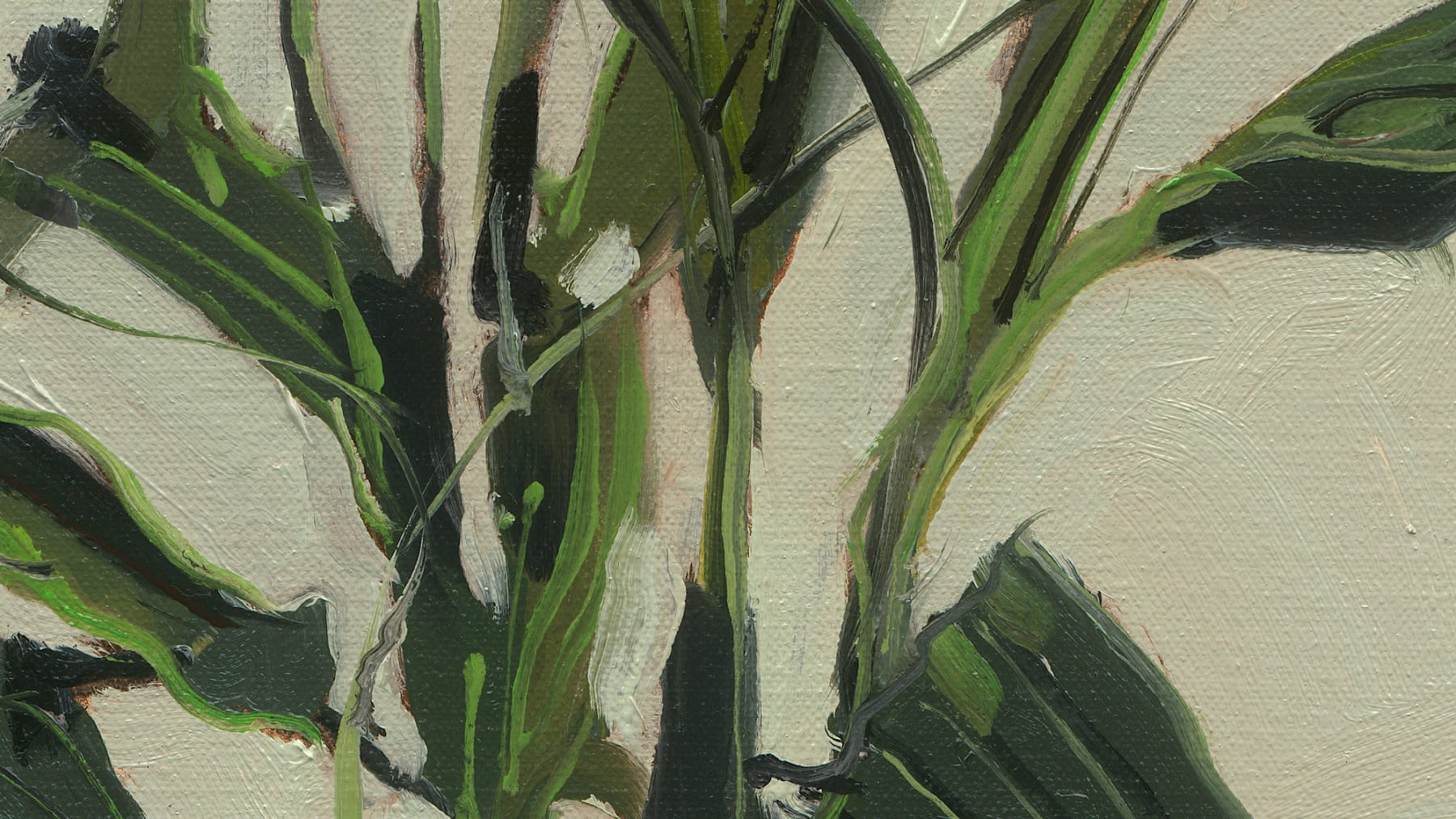 Gerard-Byrne-Let-the-Light-In-II-pink-lilies-contemporary-art-gallery-Dublin-Ireland-painting-detail