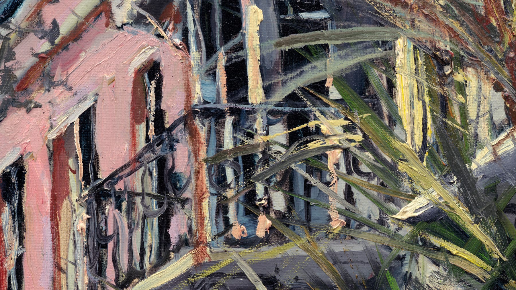 Gerard-Byrne-Exotic-Eye-Catchers-Montpelier-Terrace-Brighton-and-Hove_irish-modern-impressionism-art-gallery-Dublin-Ireland-painting-detail