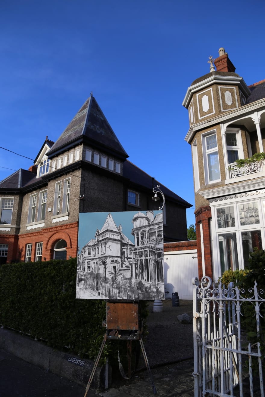 Gerard_Byrne_Irish_artist_painting_plein_air_Unanticipated_Beauty_Dublin_Ireland