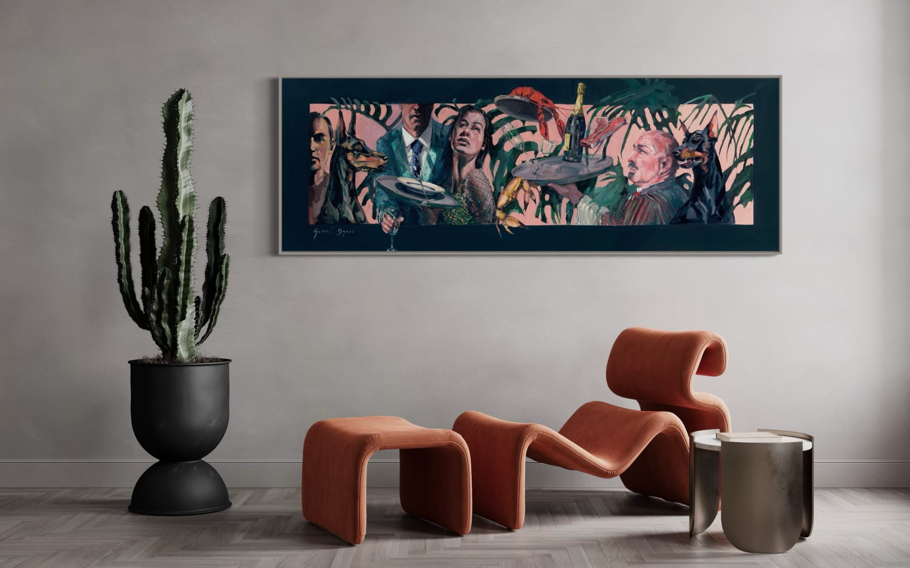 Gerard-Byrne-All-Or-Nothing-At-All-figurative-art-gallery-Dublin-interior-decor