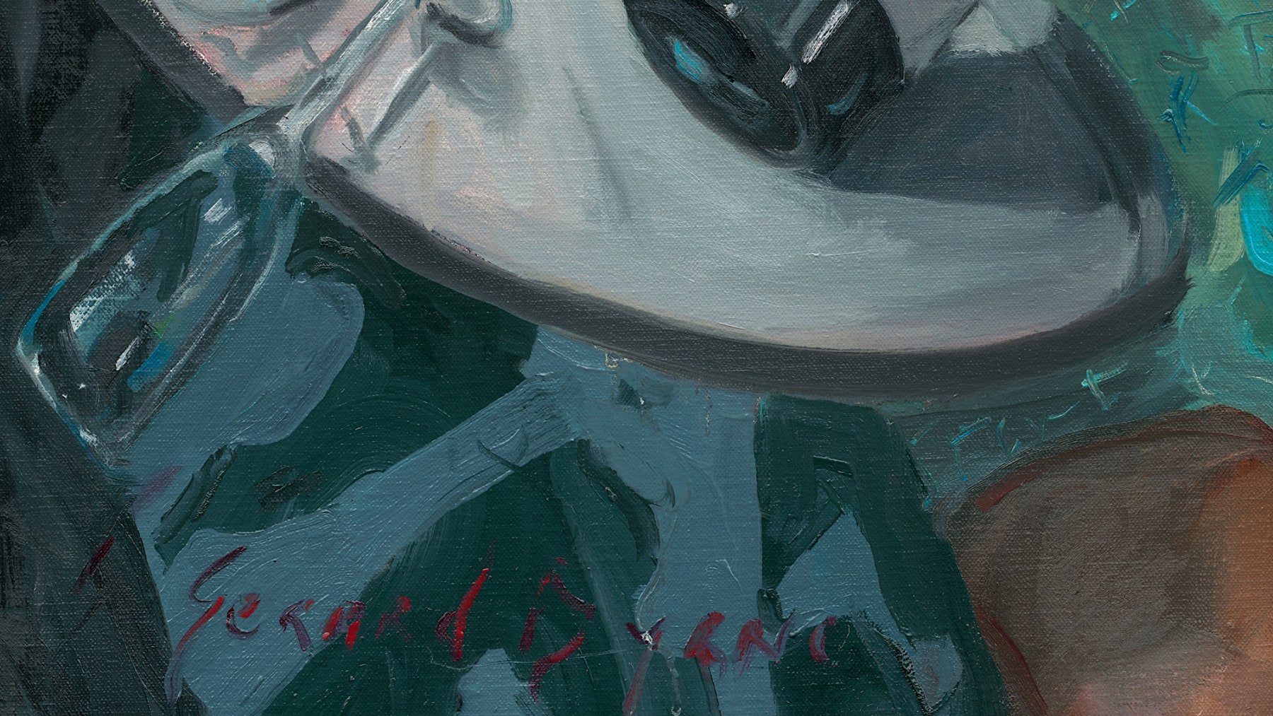 Gerard_Byrne_The_Thrill_is_Gone_contemporary_irish_art_painting_detail