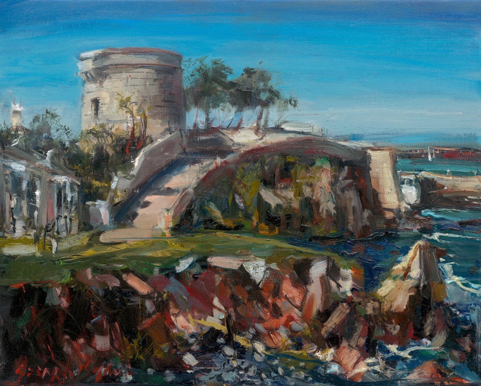 Gerard_Byrne_James_Joyce_Tower_I_modern_irish_impressionism_fine_art_gallery_Dublin_Ireland