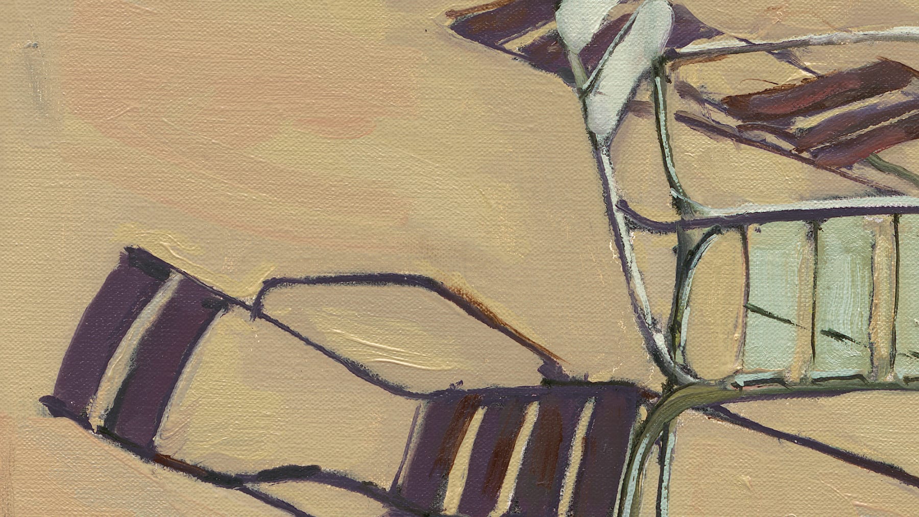 Gerard-Byrne-Park-Chairs-IV-Paris-art-gallery-Dublin-Ireland-painting-detail