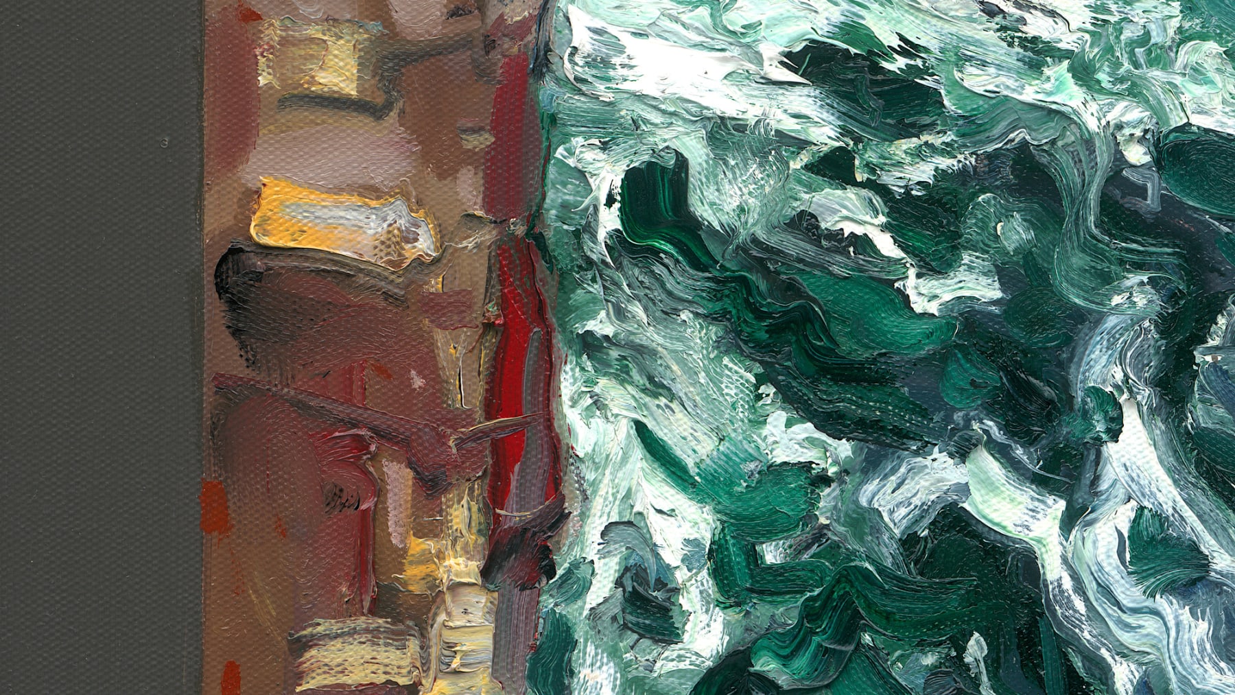 Gerard_Byrne_Sea_Impressions_I_figurative_irish_artist_fine_art_gallery_Dublin_Ireland_painting_detail