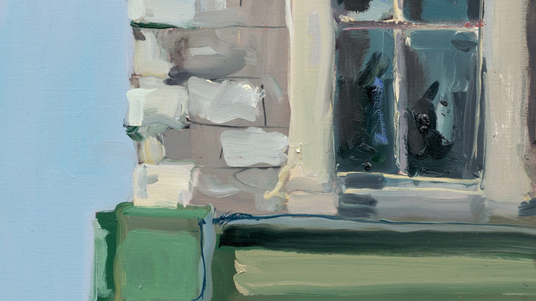 Gerard-Byrne-Joyful-Day-on-Dawson-Street-Dublin-irish-modern-impressionism-art-gallery-Dublin-painting-detail