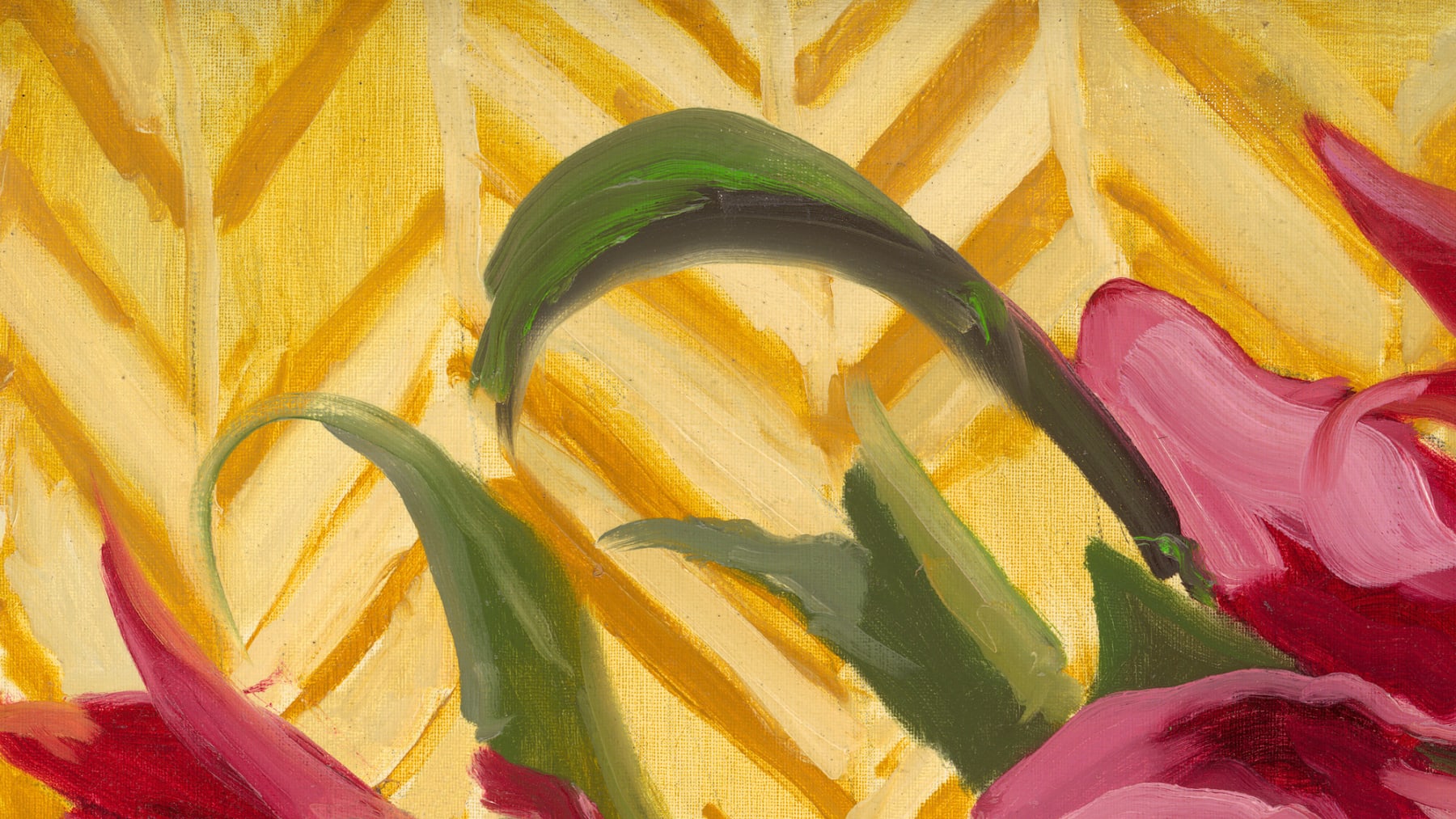 Gerard_Byrne_Stargazer_Lilies_contemporary_figurative_artist_fine_art_gallery_Dublin_Ireland_painting_detail