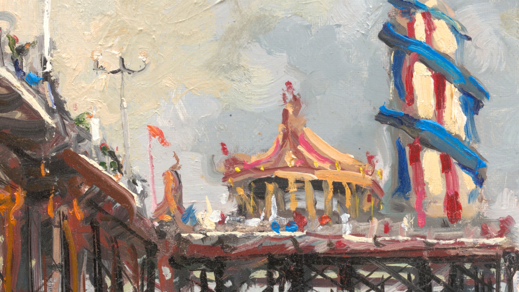 Gerard-Byrne-Licence-to-Thrill-Brighton-Spirit-of-Place-exhibition-art-gallery-Dublin-painting-detail