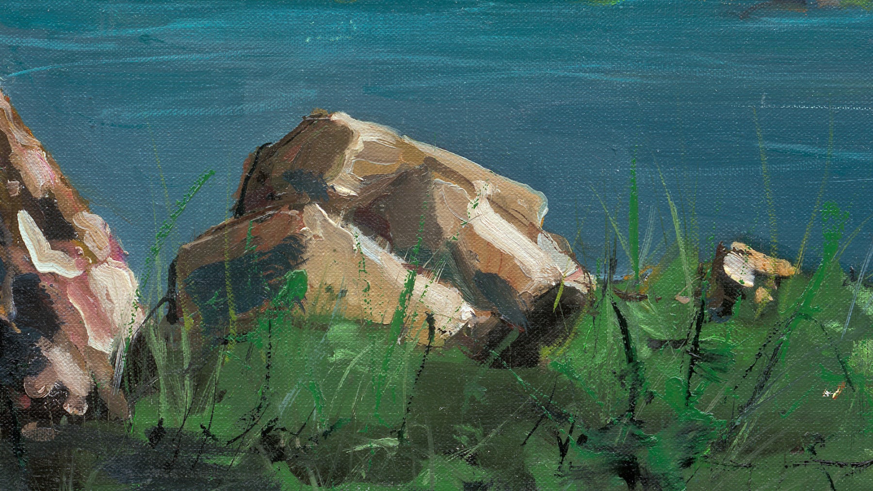 Gerard_Byrne_Emerald_Blue_Dalkey_Island_modern_irish_impressionism_art_gallery_dublin_detail