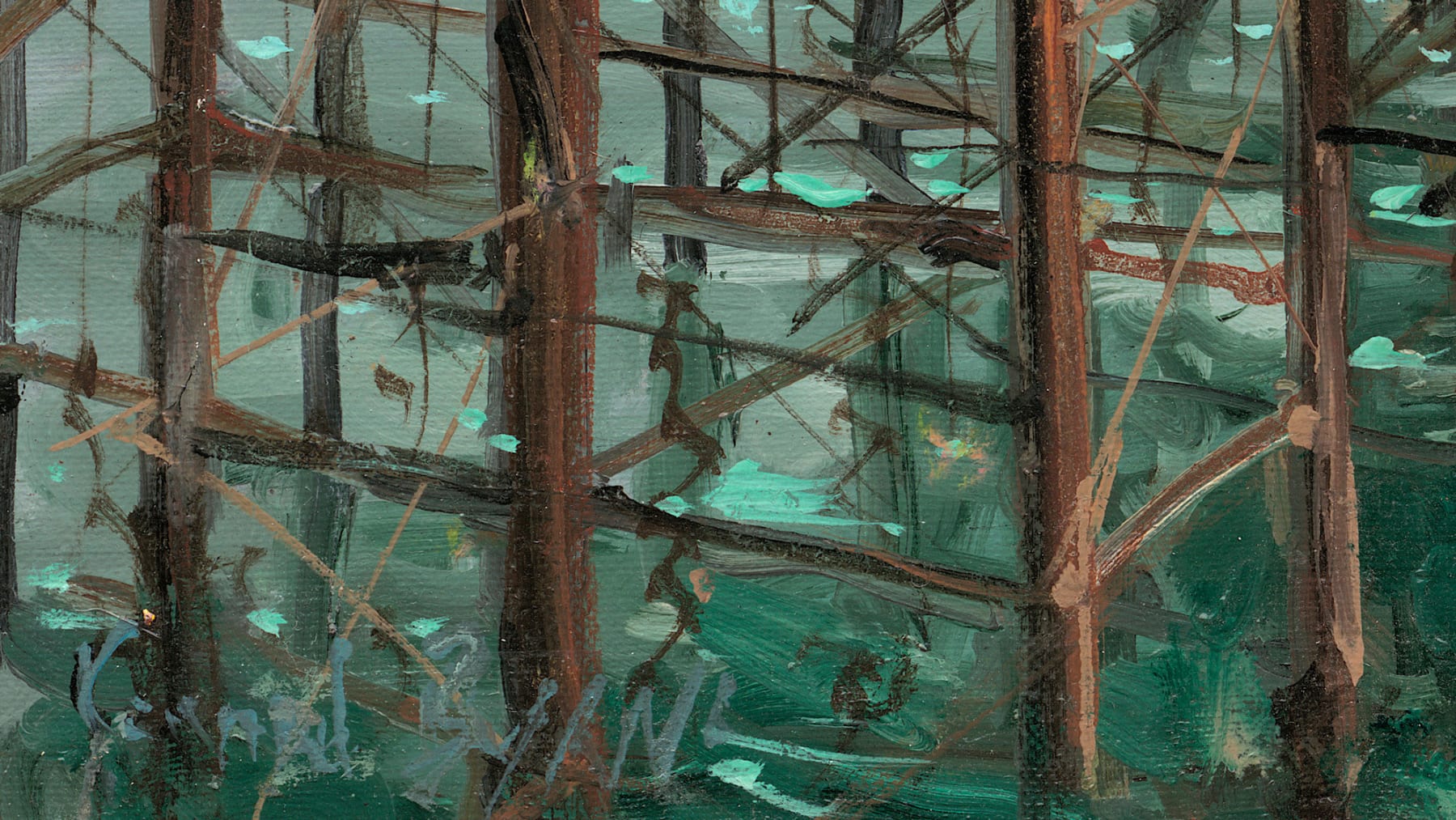 Gerard-Byrne-The-Palace-Pier-Brighton-and-Hove-irish-modern-impressionism-art-gallery-Dublin-Ireland-artist-signature