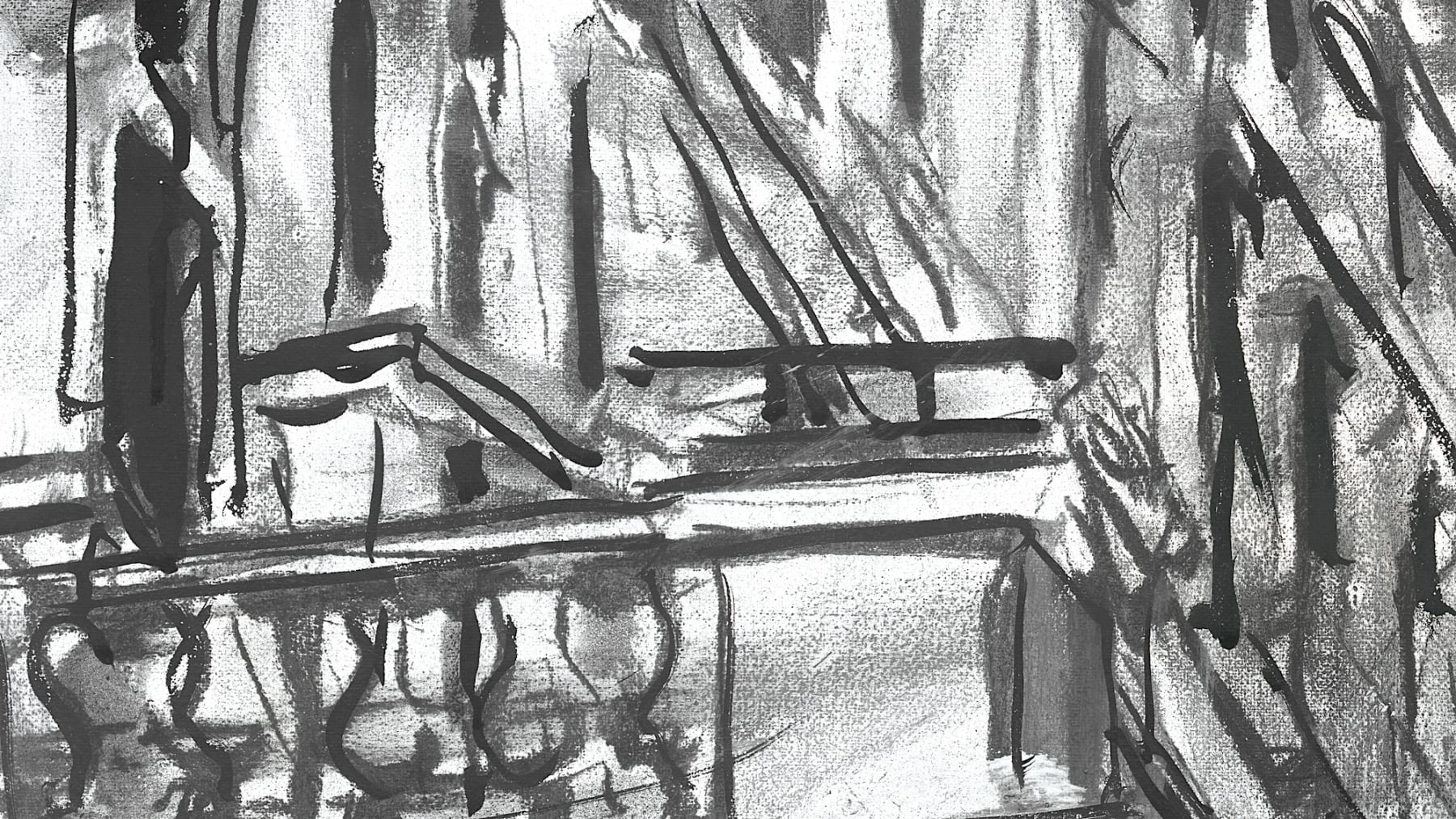 Gerard-Byrne-Victorian-Grandeur-Palmeira-Square-Brighton-and-Hove-charcoalogy-exhibition-art-gallery-dublin-ireland-drawing-detail