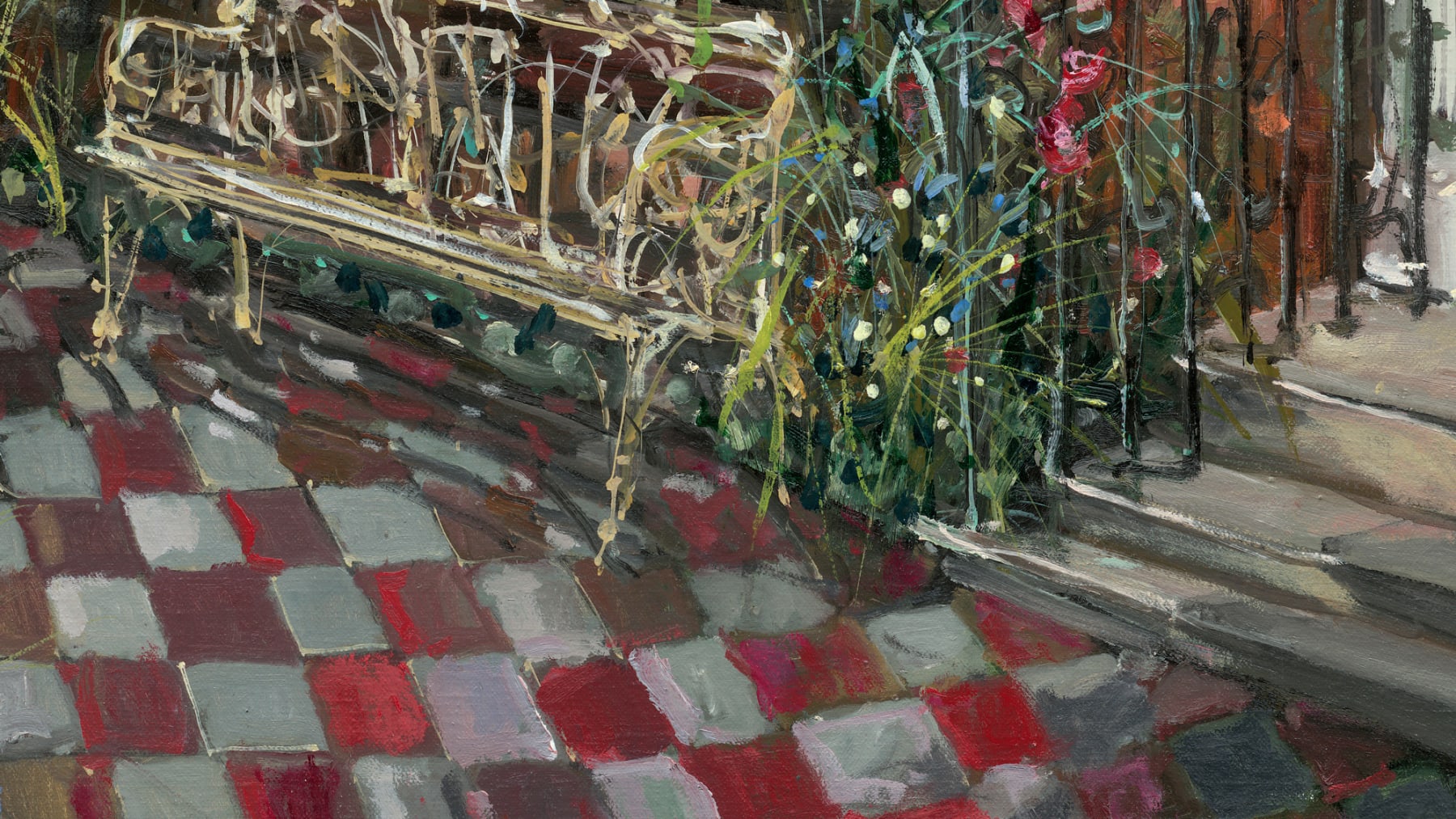 Gerard_Byrne_Serene_Setting_modern_irish_impressionism_painting_detail