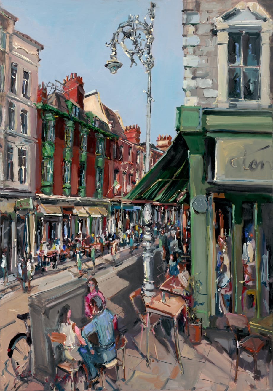 Gerard-Byrne-Joyful-Day-on-Dawson-Street-Dublin-irish-modern-impressionism-art-gallery-Dublin