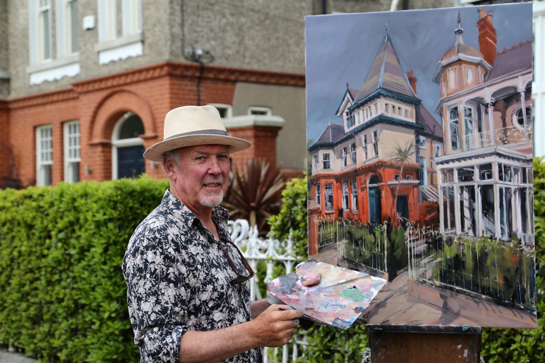 Gerard_Byrne_Irish_modern_impressionist_painting_plein_air_Edwardian_Splendour_Ranelagh_Dublin