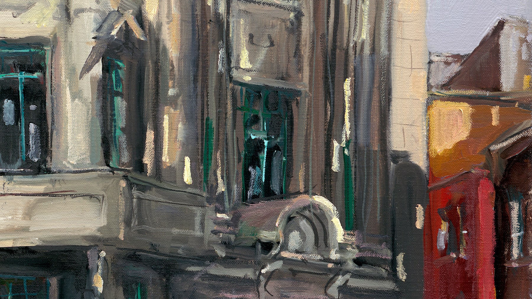 Gerard-Byrne-The-Final-Chapter-The-Pen-Corner-modern-irish-impressionism-art-gallery-dublin-ireland-detail