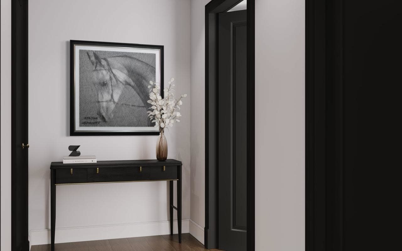 ATAJAN HEMRAYEV, Stallion, 111x111cm, 2025