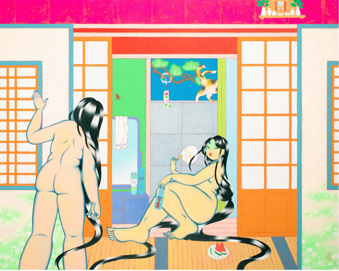 Maya Fuji, 縁側: When The Two Tailed Cat Crosses Your Path, 2022