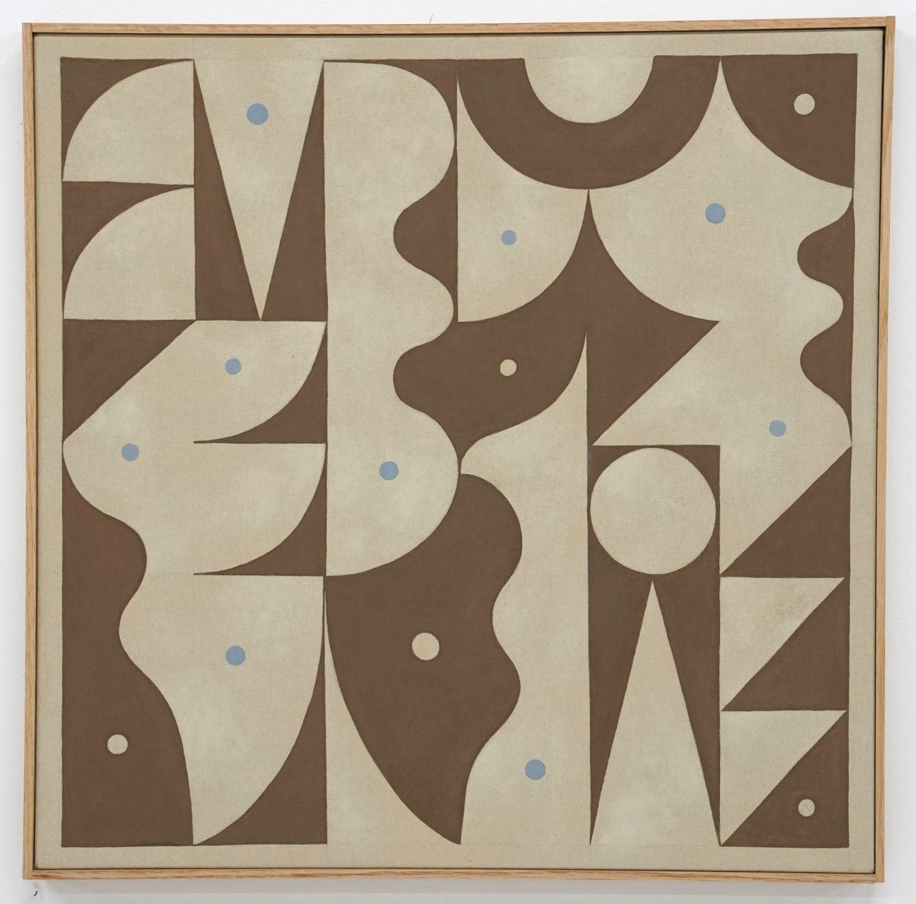 abstract geometric wood piece