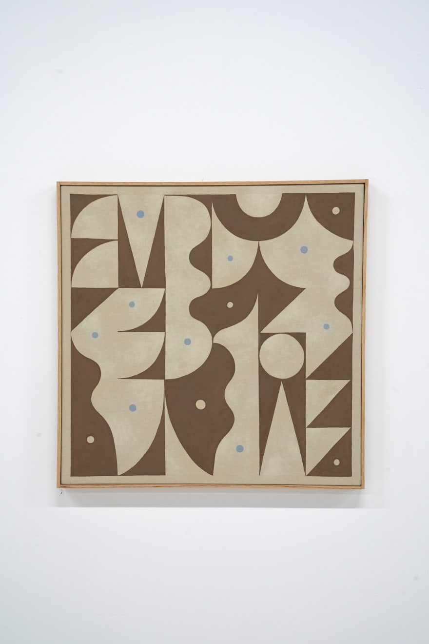 abstract geometric wood piece