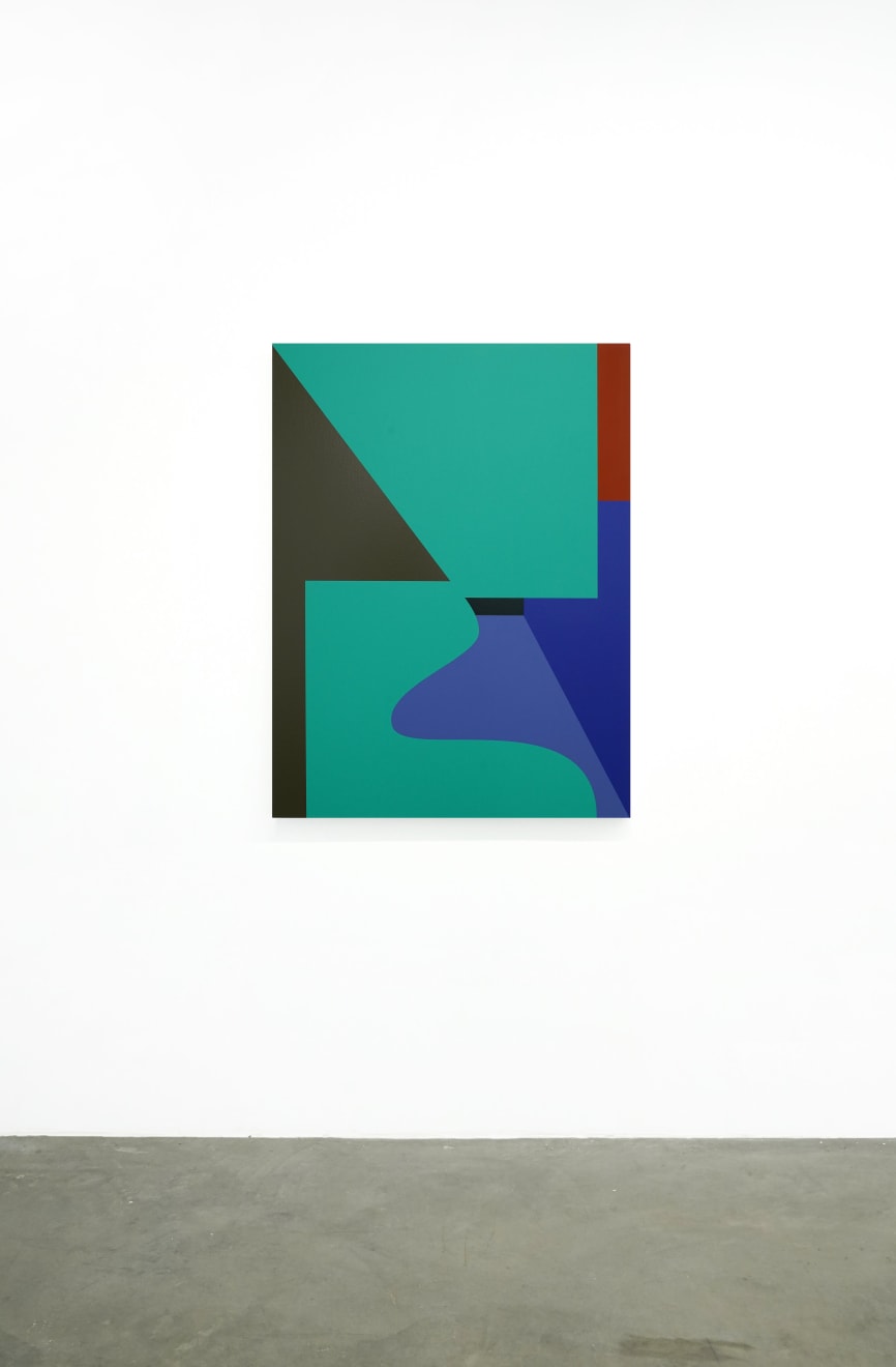 hard edge abstract painting