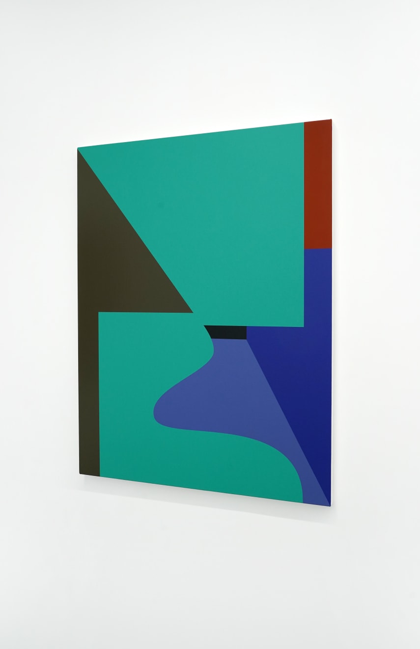 hard edge abstract painting