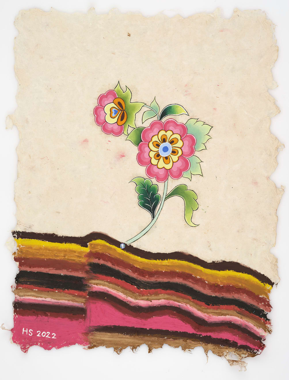 Hana Shahnavaz, A Flower for Healing: Love Signal, 2022