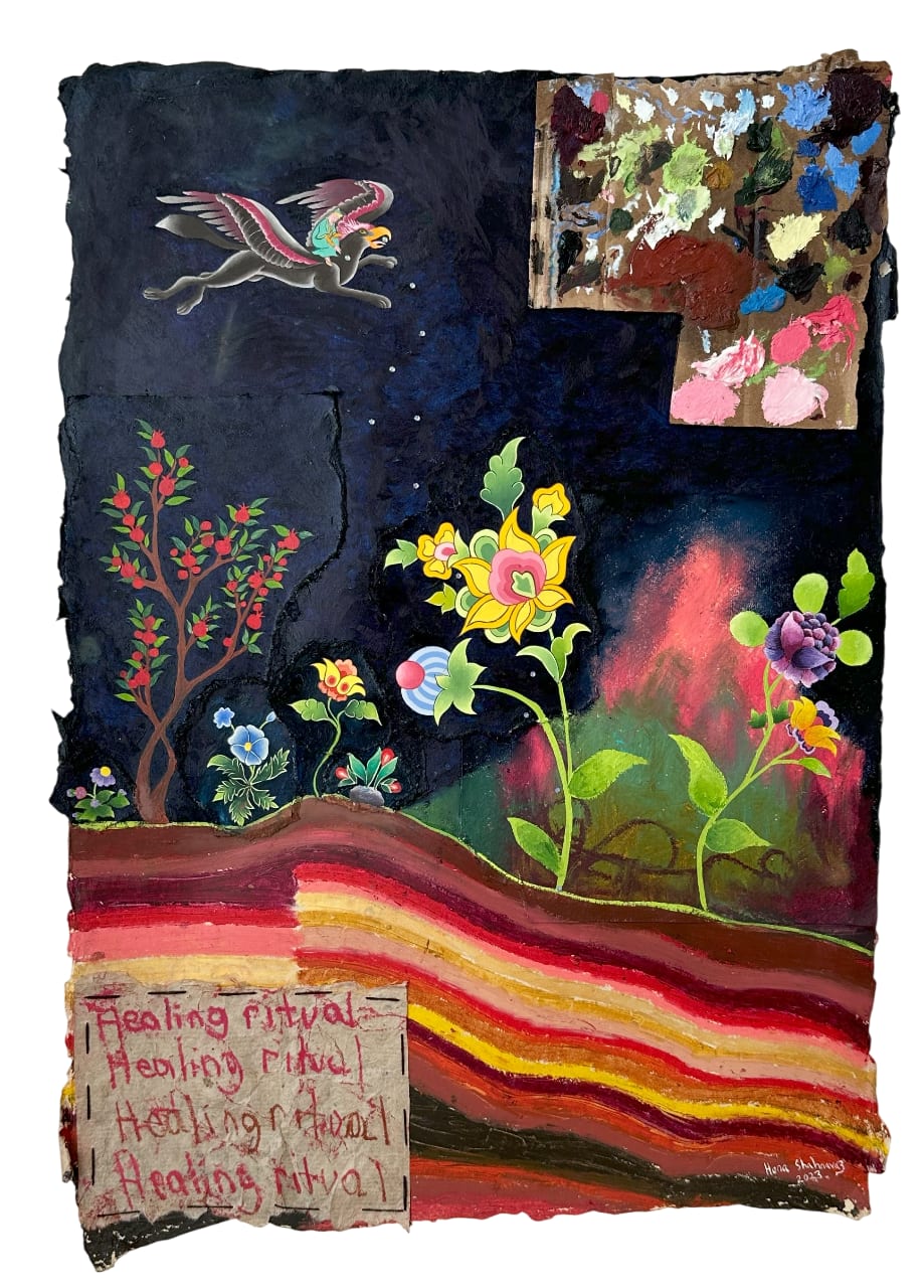Hana Shahnavaz, Healing Ritual, 2023
