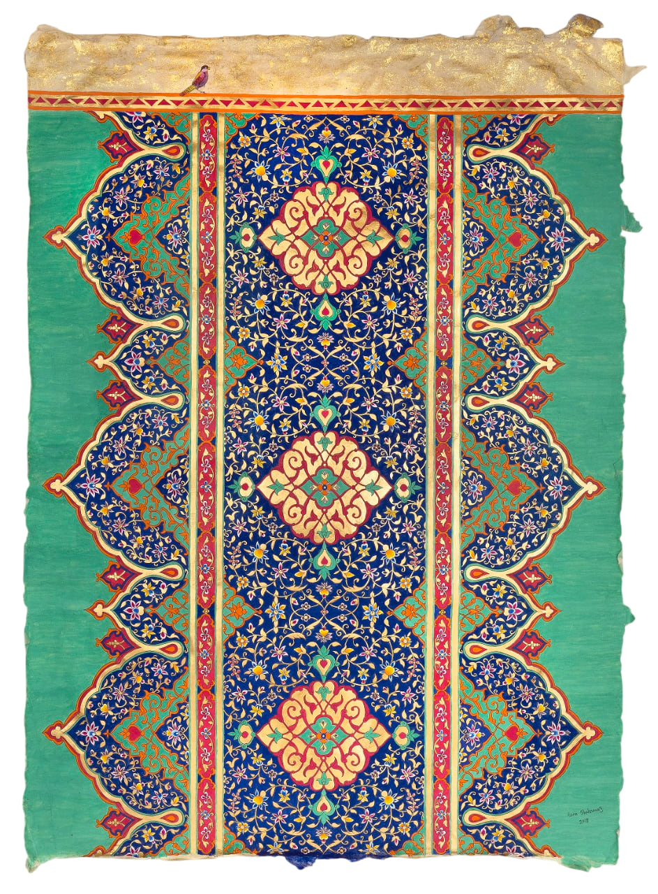 Hana Shahnavaz, Lapis Lazuli Birdsong, 2018