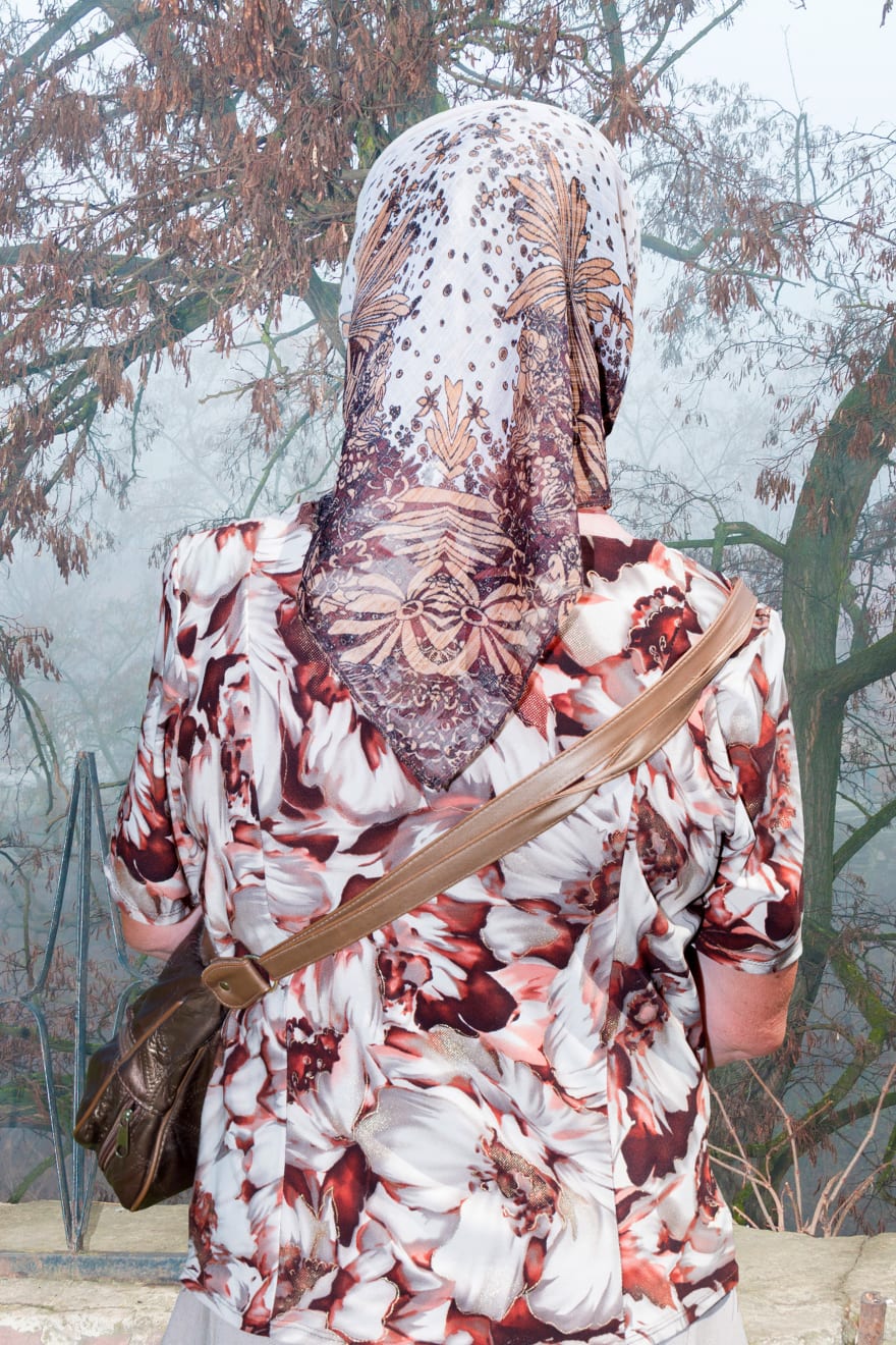 Elena Subach, Granny back Brown. From the series Grandmothers on the edge of Heaven, 2019