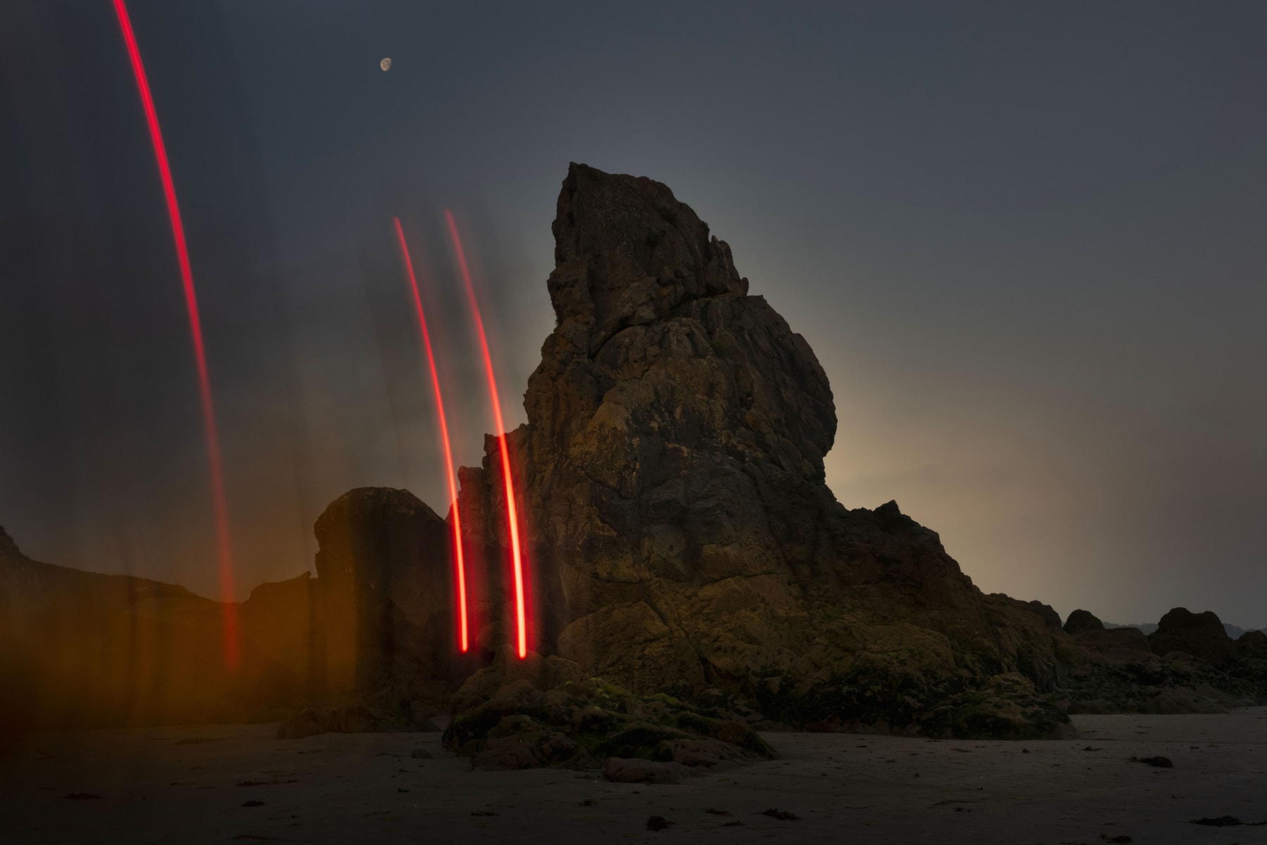 Alice Pallot, Landscape Meteorite II, from the series Algues Maudites - Red Bloom, 2024