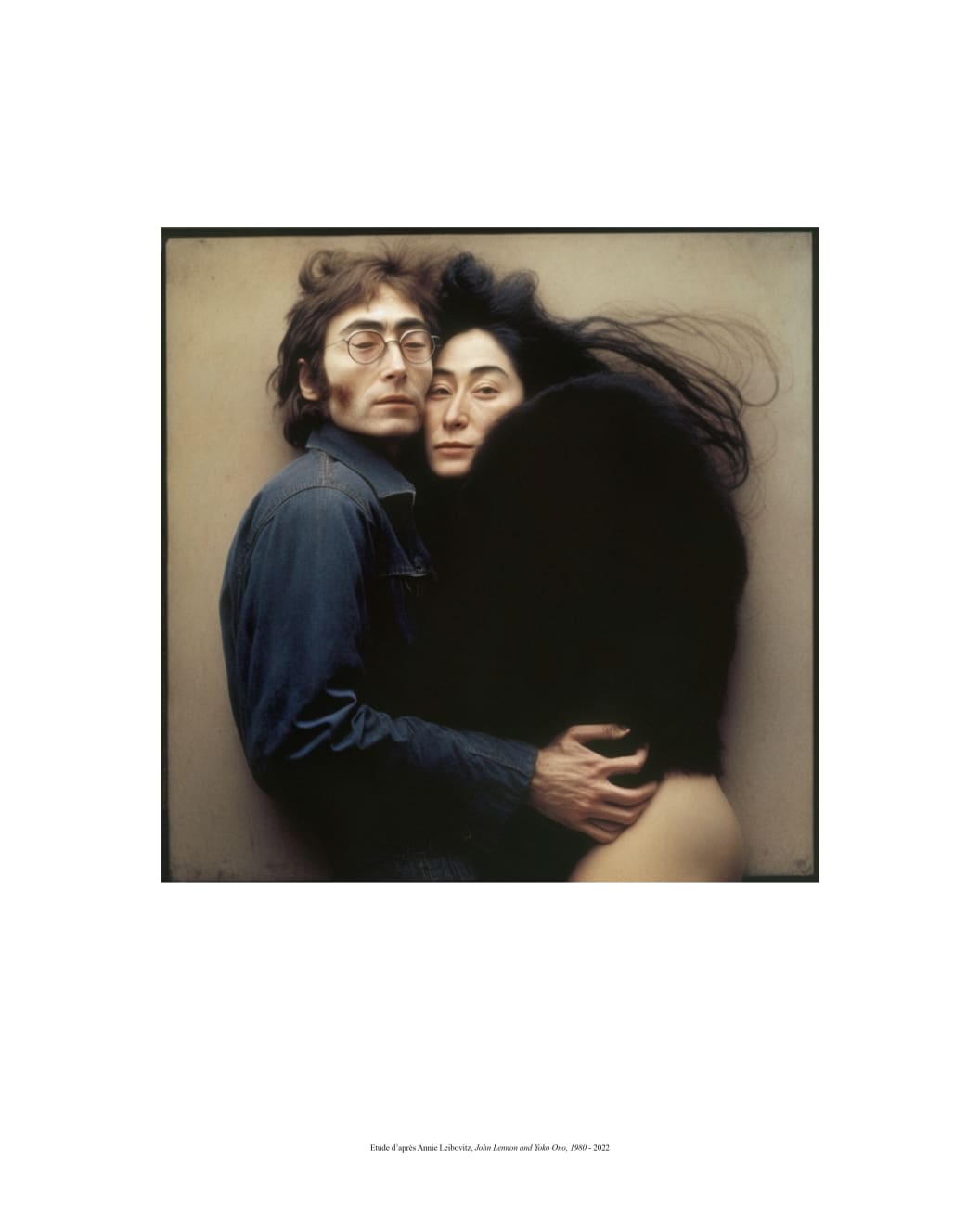 Brodbeck & de Barbuat, Etude d'après Annie Leibovitz, John Lennon and Yoko Ono, 1980 - 2022, 2022