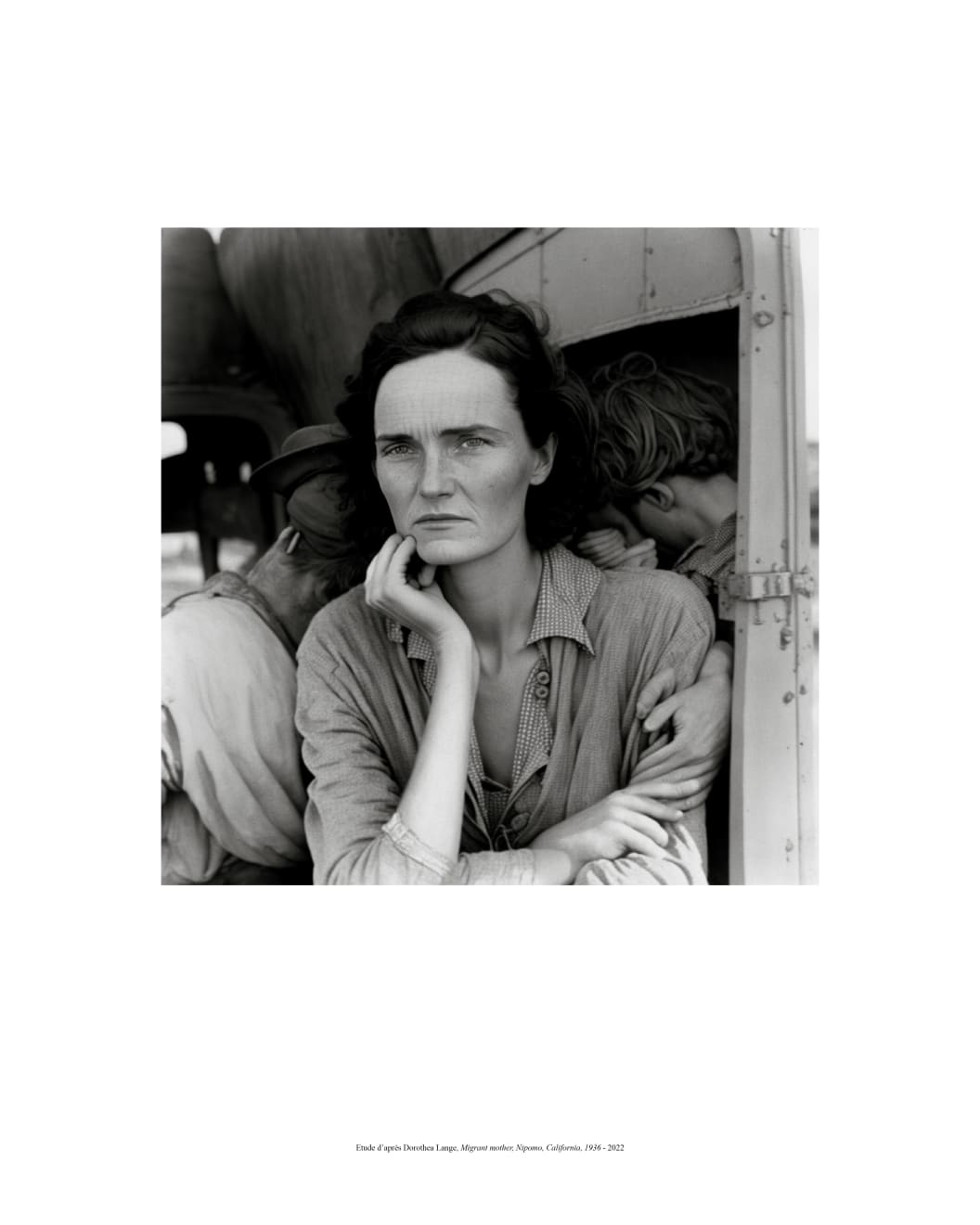 Brodbeck & de Barbuat, Etude d’après Dorothea Lange, Migrant mother, Nipomo, California, 1936 - 2022