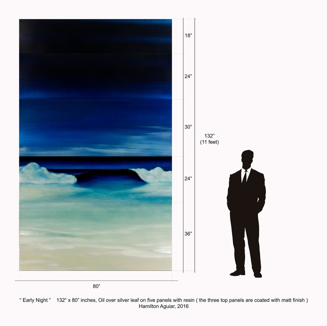 Hamilton Aguiar, "Early Night", 2016