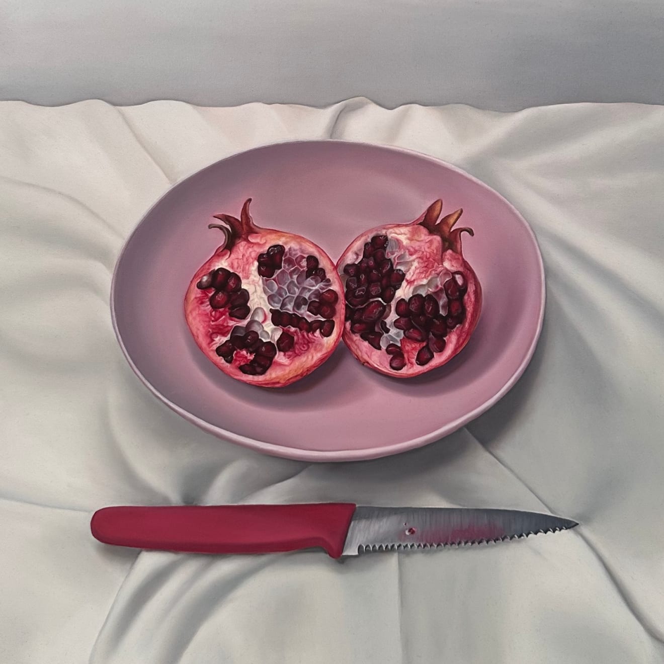 Peel a pomegranate, she said, 2024
