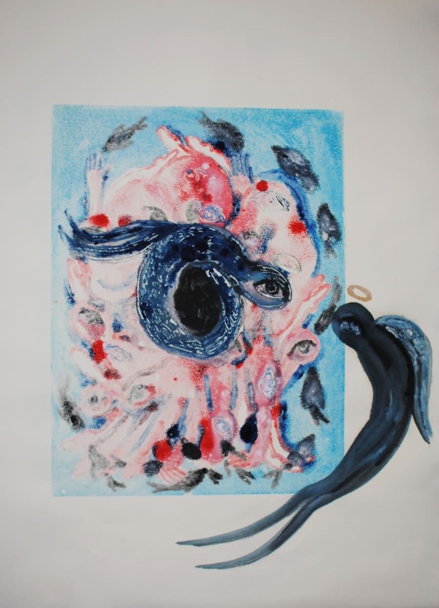 Alymamah Rashed, I See My Skin Becoming (My Scaled Caress One Another to Hold My Spirit For You), 2025