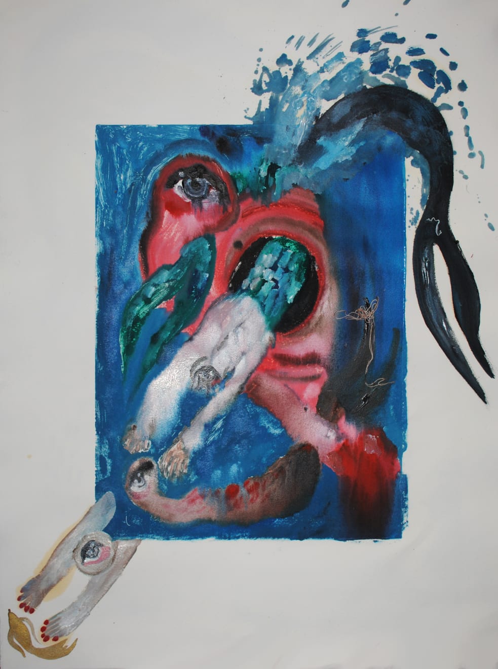 Alymamah Rashed, You Leave My Heart To Hold Your Myths (Deep Seas Rise to the Sky), 2025