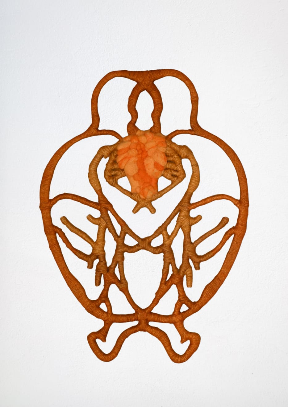 Joud Fahmy, Trapped Emotion in Orange, 2025