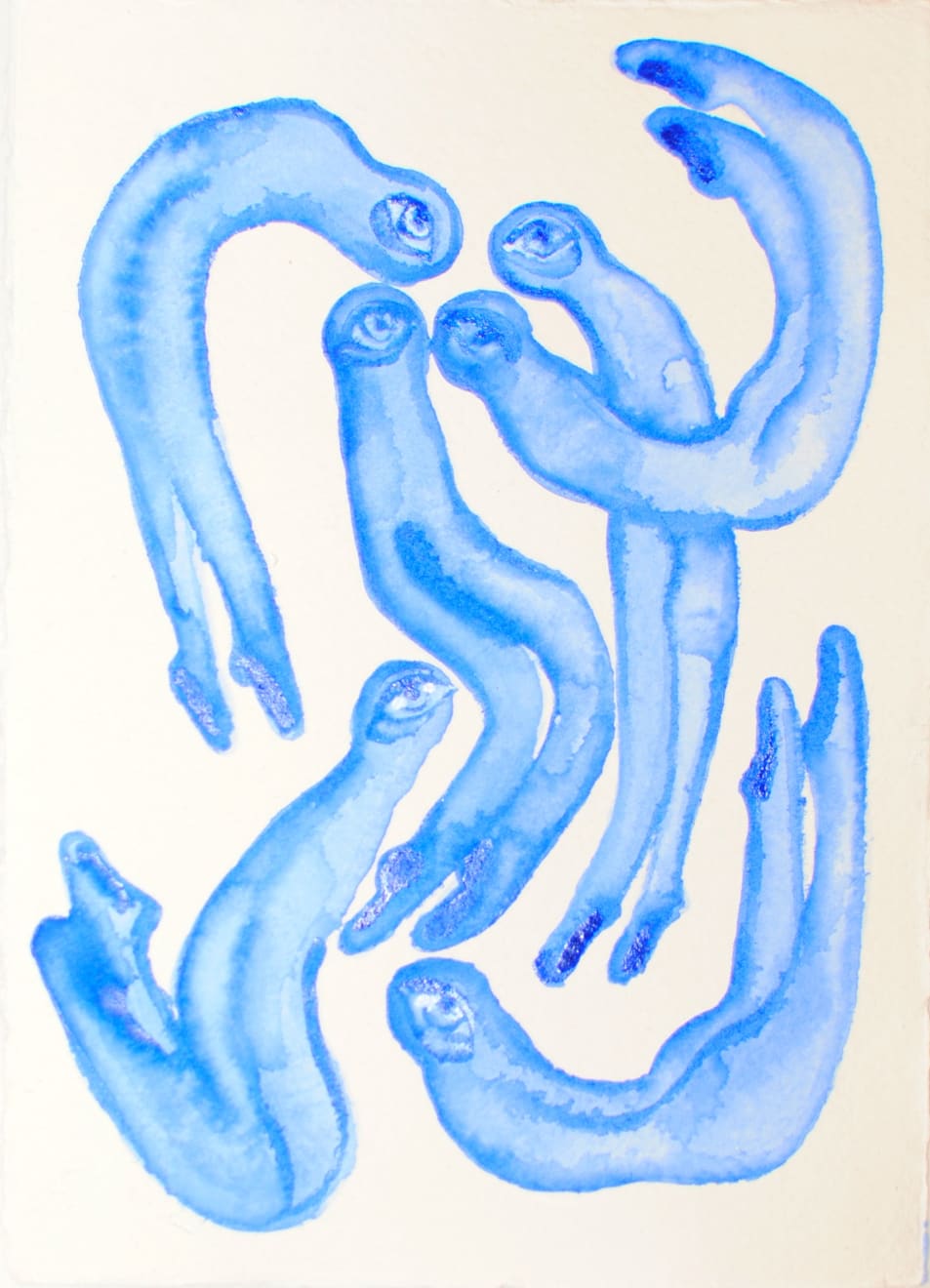 Alymamah Rashed, Only A Blue Atoms Multiplies Into Infinity - Series 6 of 8, 2025