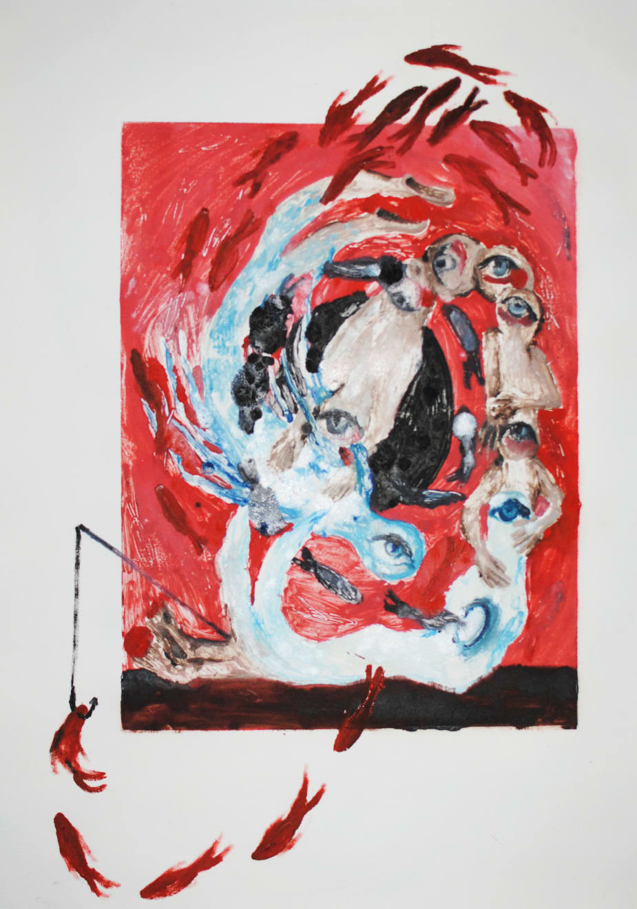 Alymamah Rashed, I Hold Your Embrace to Raise Your shackles Beyond Us (Our Love is Free), 2025