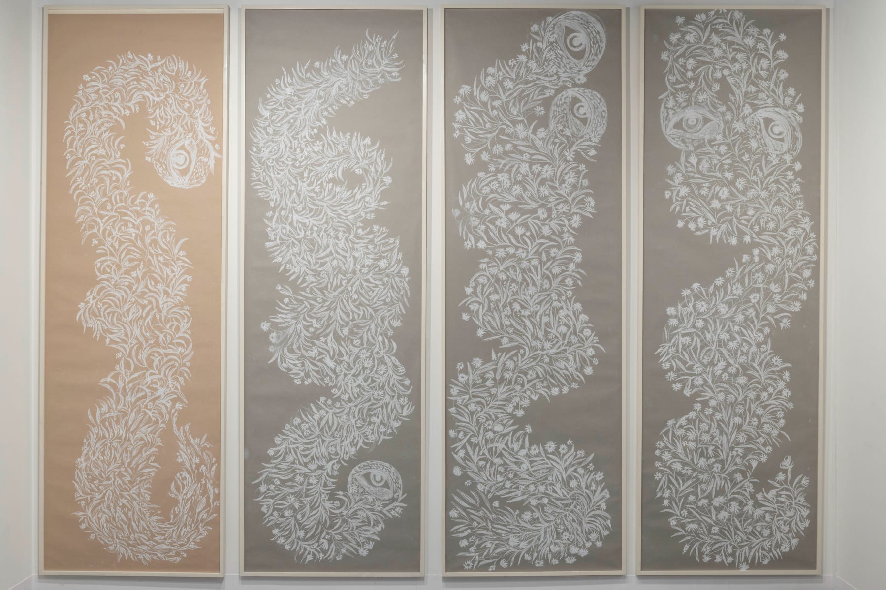 Alymamah Rashed, When Your Light Lived Within Me - Lace Tree I - IV, 2025