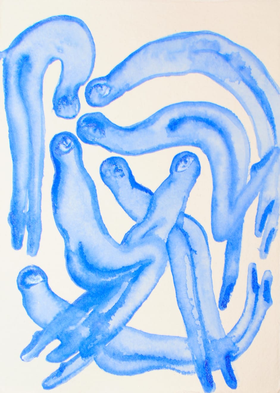 Alymamah Rashed, Only A Blue Atoms Multiplies Into Infinity - Series 7 of 8, 2025