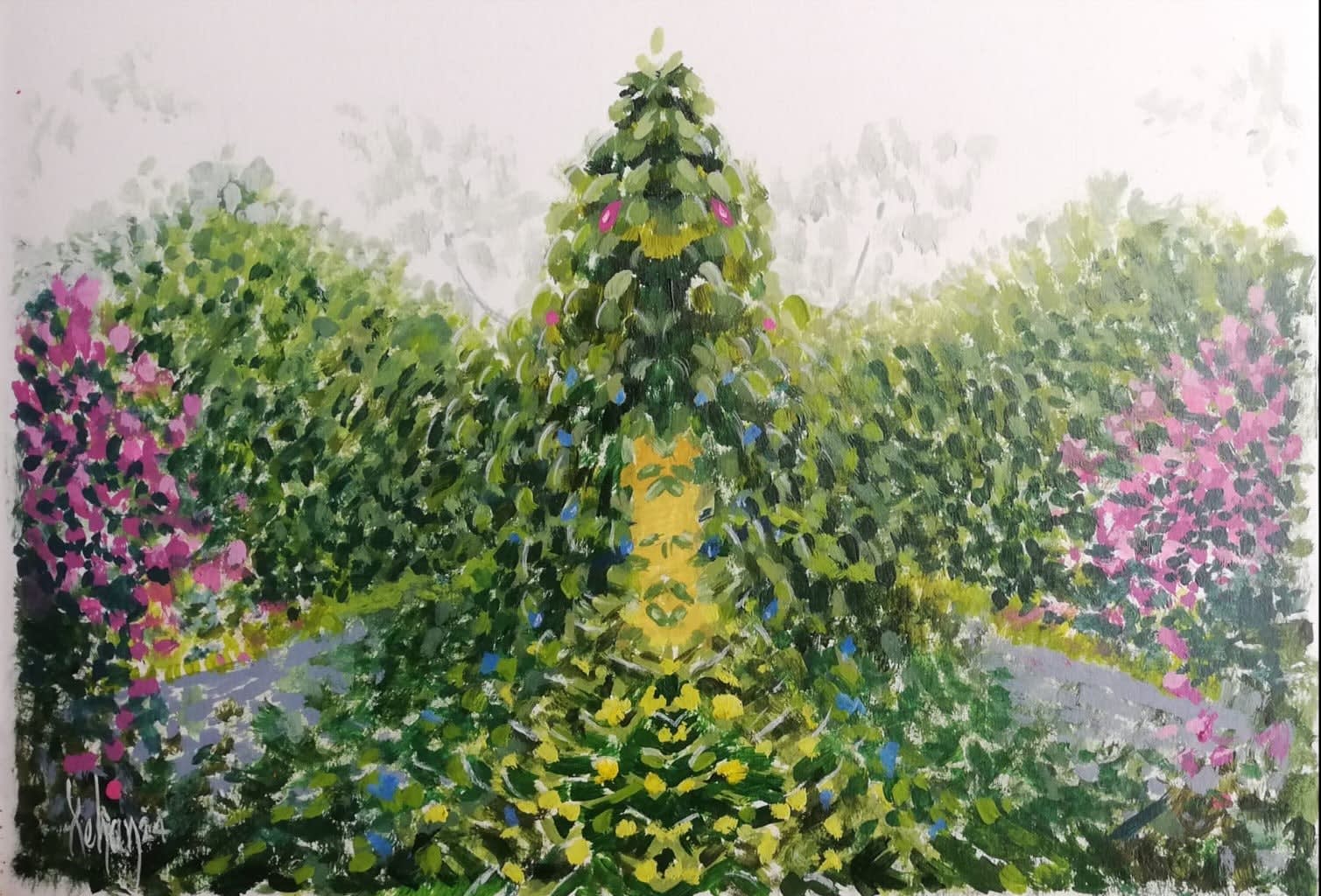 Xehan Vázquez, Jardin post impresionista, 2024
