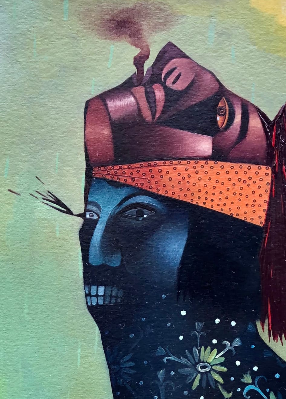 Indira Castellón, MISTERIOSA MÀSCARA (Mysterious mask), 2022