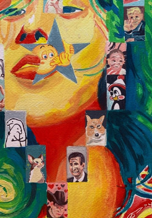 Alejandro Medina Gómez (AMG), Historia de Miriam con stikers (The Story of Miriam with Stickers), 2024