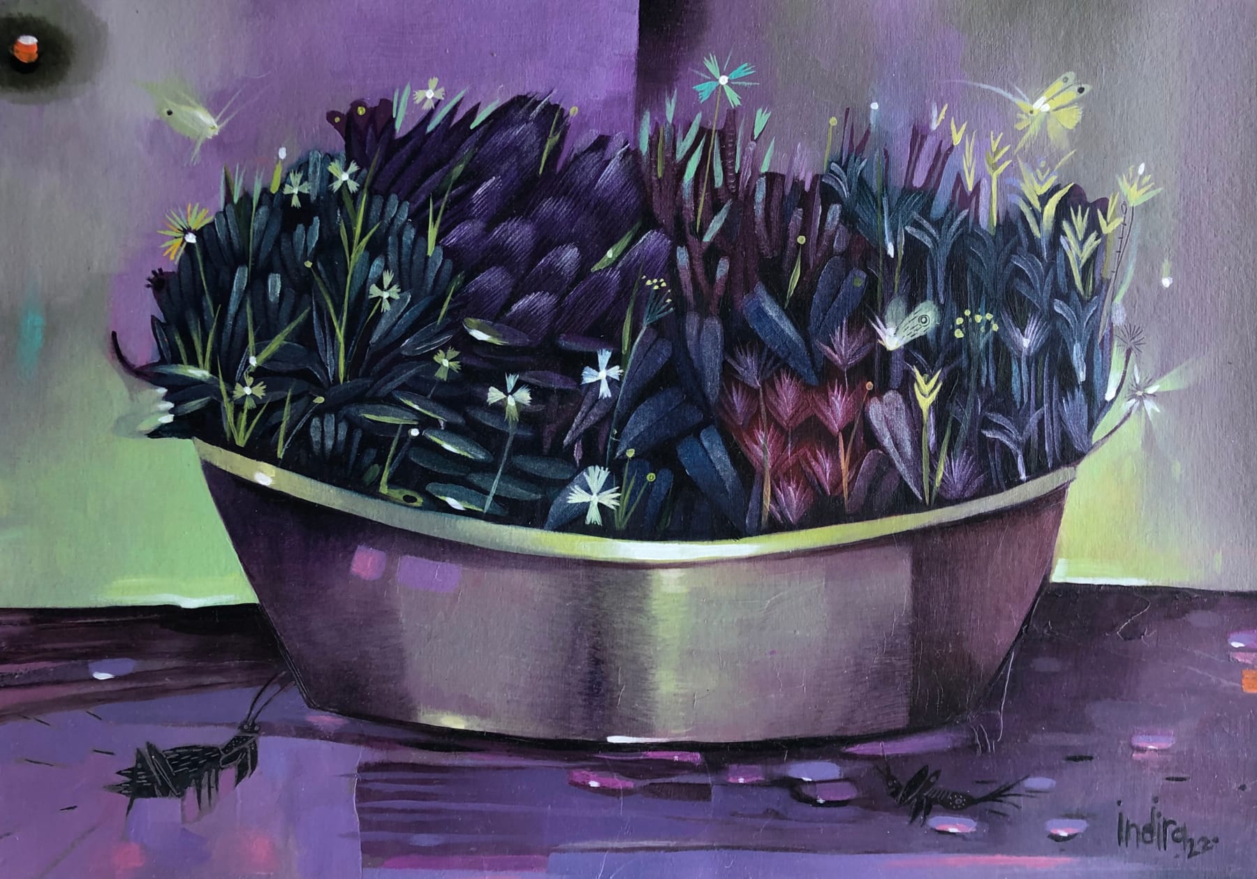 Indira Castellón, ENSALADA DE JARDÌN (Garden salad), 2022