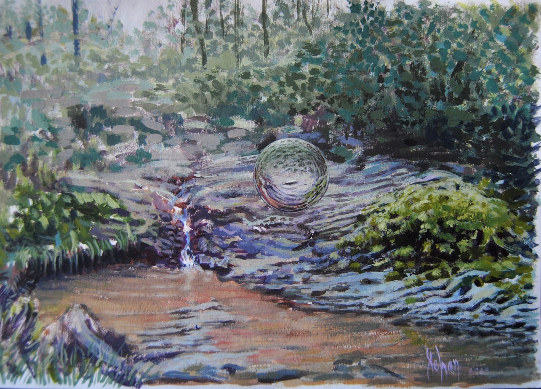 Xehan Vázquez, Portal en el arroyo, 2024