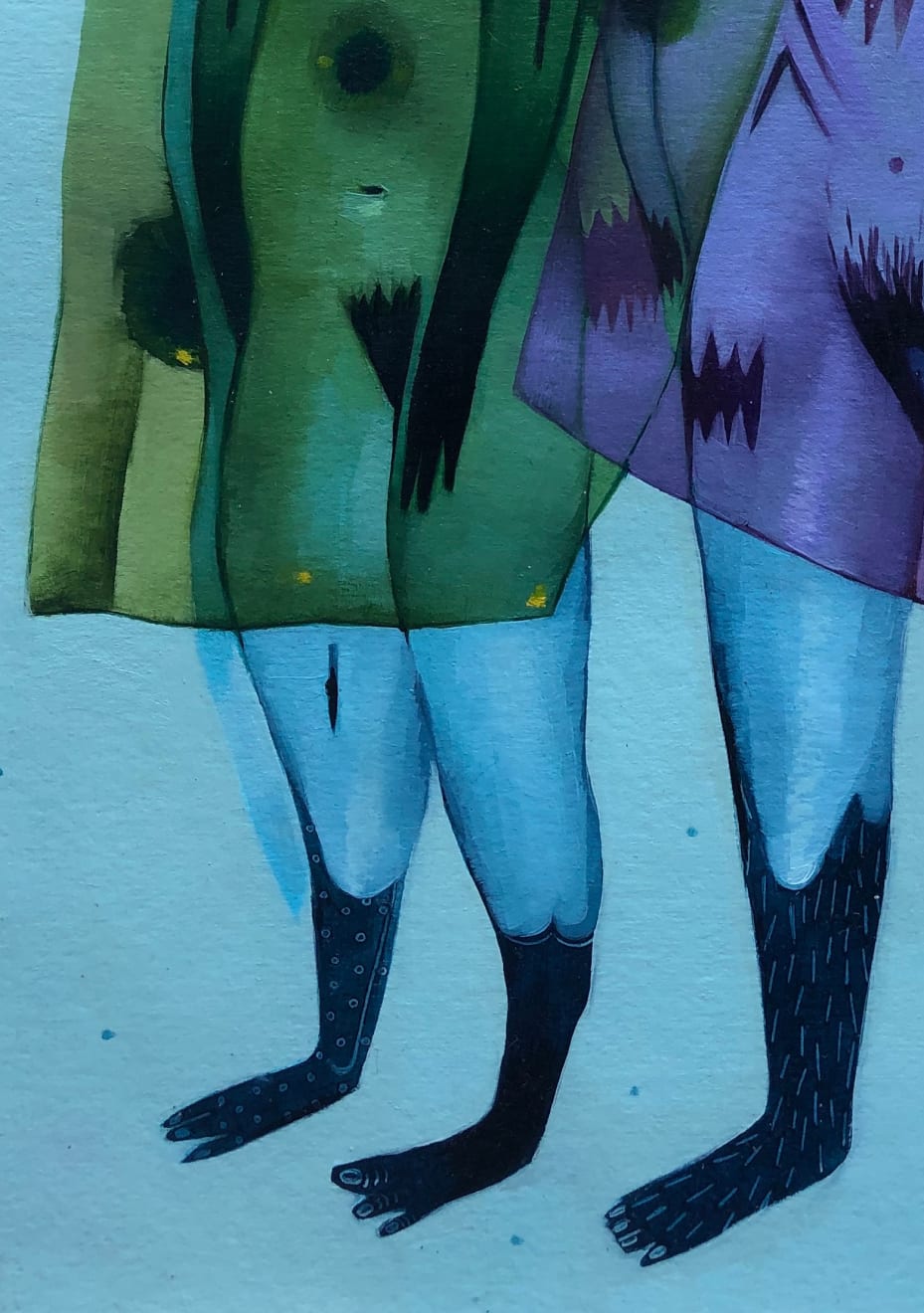 Indira Castellón, DOS COLORES (Two colors), 2022