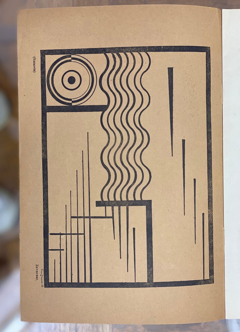 Teresa Żarnower, Kompozycja typograficzna (Typographic composition), 1923