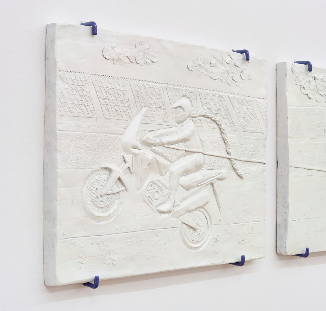 SAGG Napoli, Untitled I (triptych from Cuore spezzato e testa alta), 2024