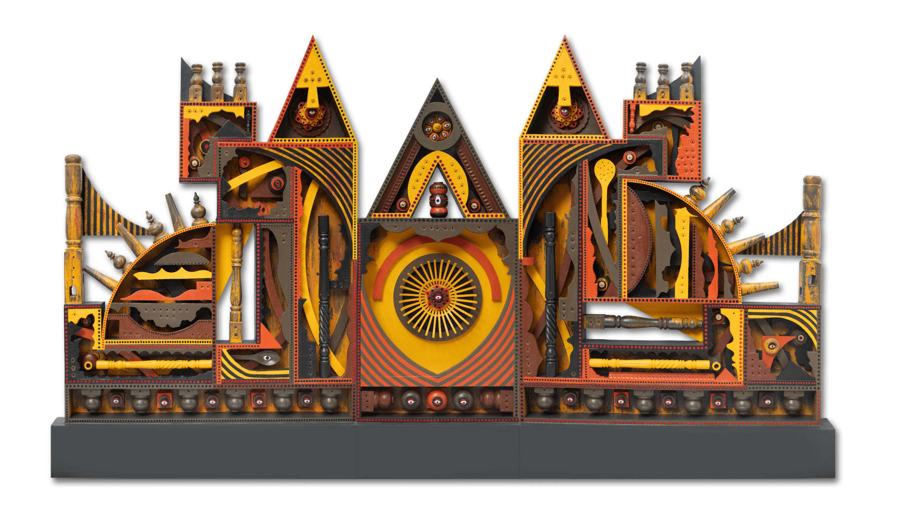 Rakesh Patel, Red eye in my courtyard, 2023